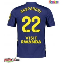 Camiseta Atletico Madrid Giacomo Raspadori #22 Visitante Equipación 2025-26 manga corta